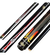 Tai ba cues 2-Piece Pool cue Stick, 13mm Tip, Short 48" Junior Kid cue, Hardwood Canadian Maple P...
