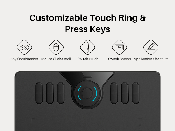Customizable Touch Ring &amp;amp; Press Keys