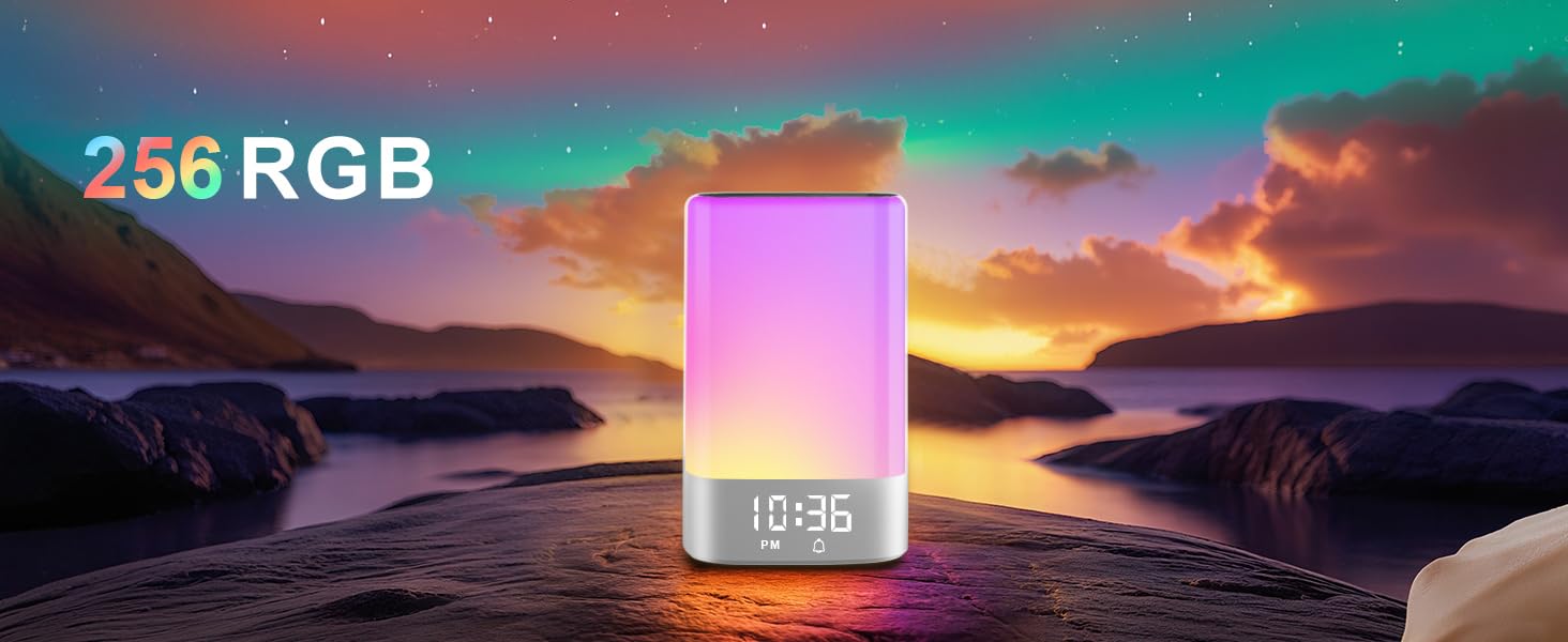 256rgb night light with sound machine- gifts for teenager girls boy