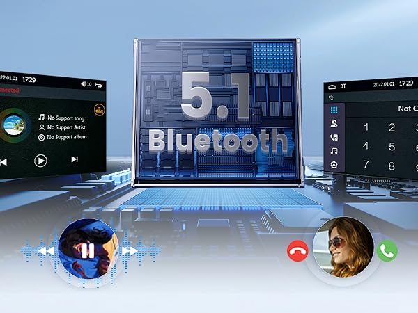 single din touchscreen radio