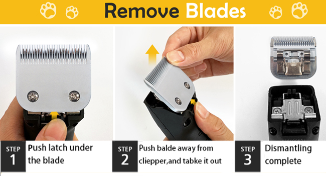 Steel Detachable Pet Clipper Blade