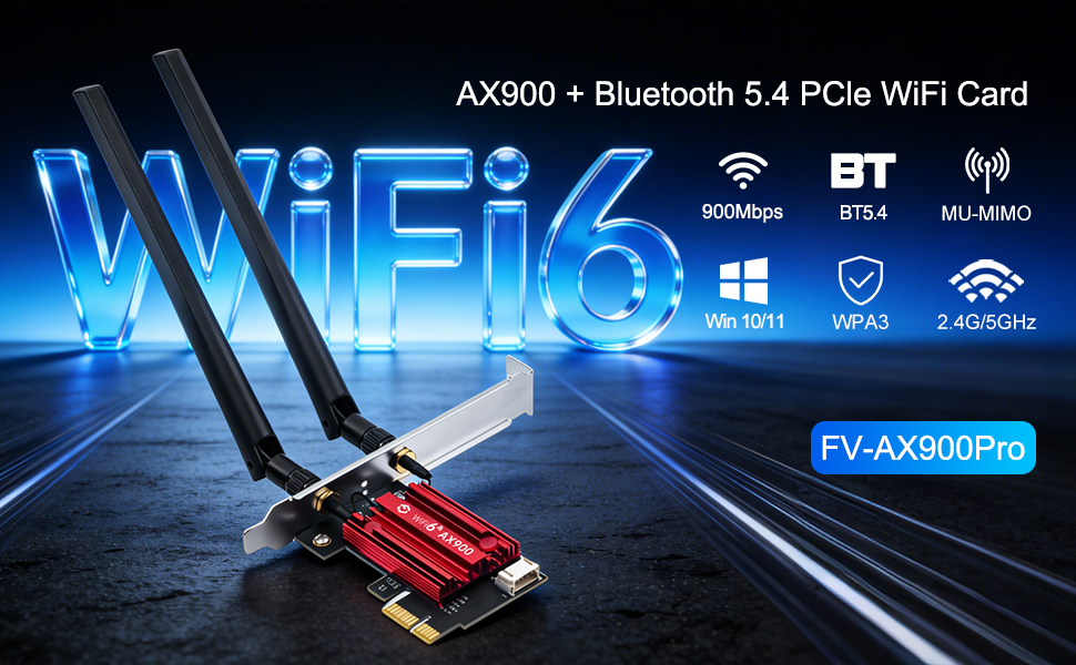 AX900 PCIe WiFi 6 Card
