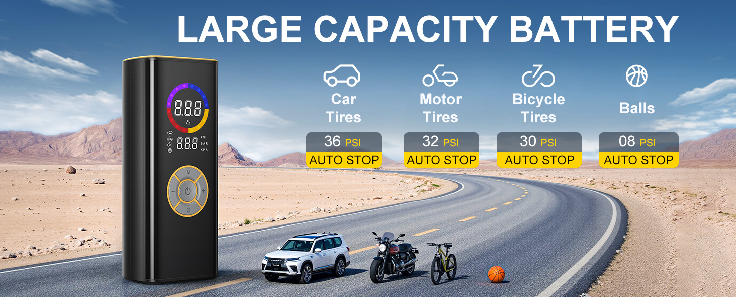 tire inflator portable air compressor