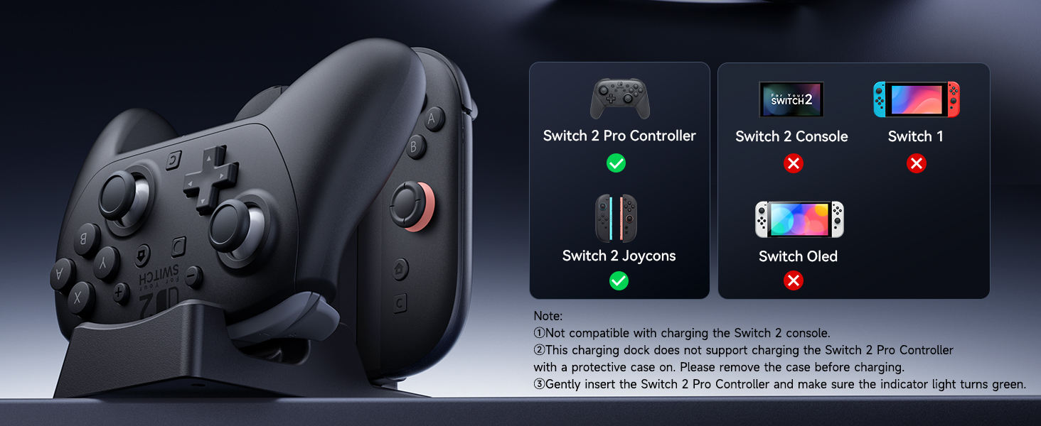 switch 2 pro controller charger