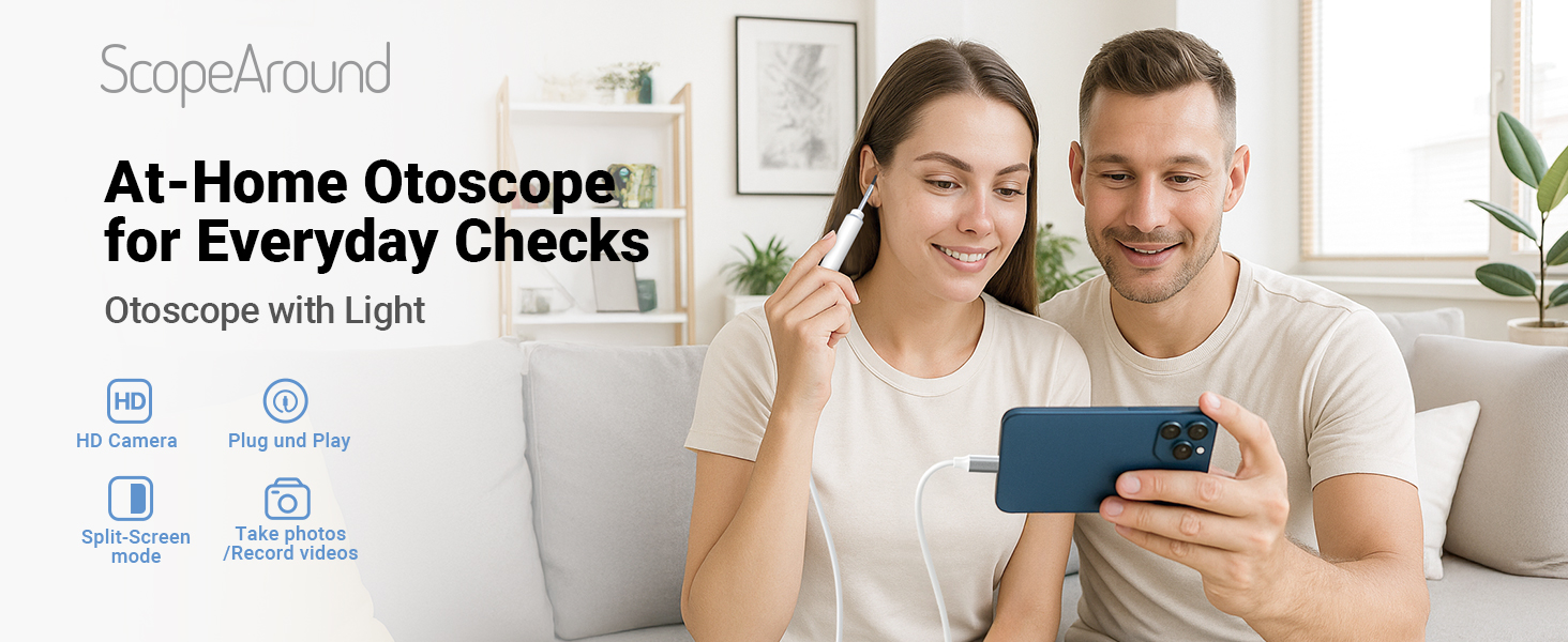 otoscope with light ear scope digital otoscope for kids smart otoscope for iphone