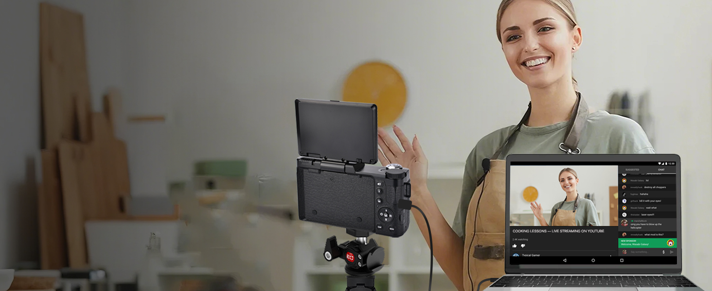 5k digital camera with webcam function