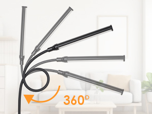 flexible gooseneck desk lamp clamp light