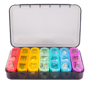 weekly pill organizer