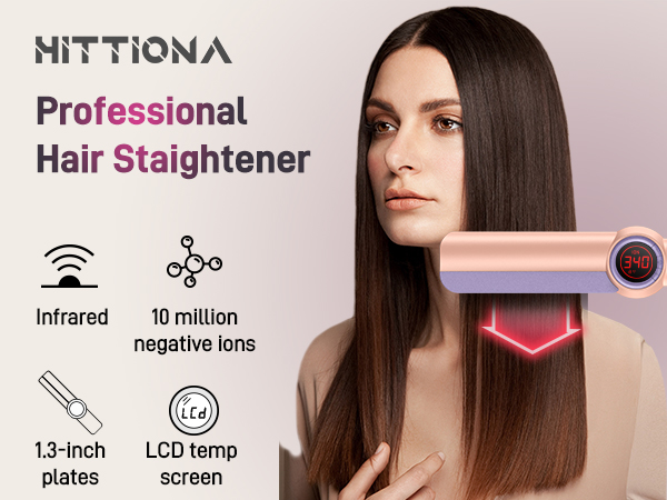 ceramic flat iron hair straightener