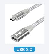 USB C Extension Cable for Magsafe Charger : Fasgear 3ft Type C 2.0 Female to Male Extender Charge...