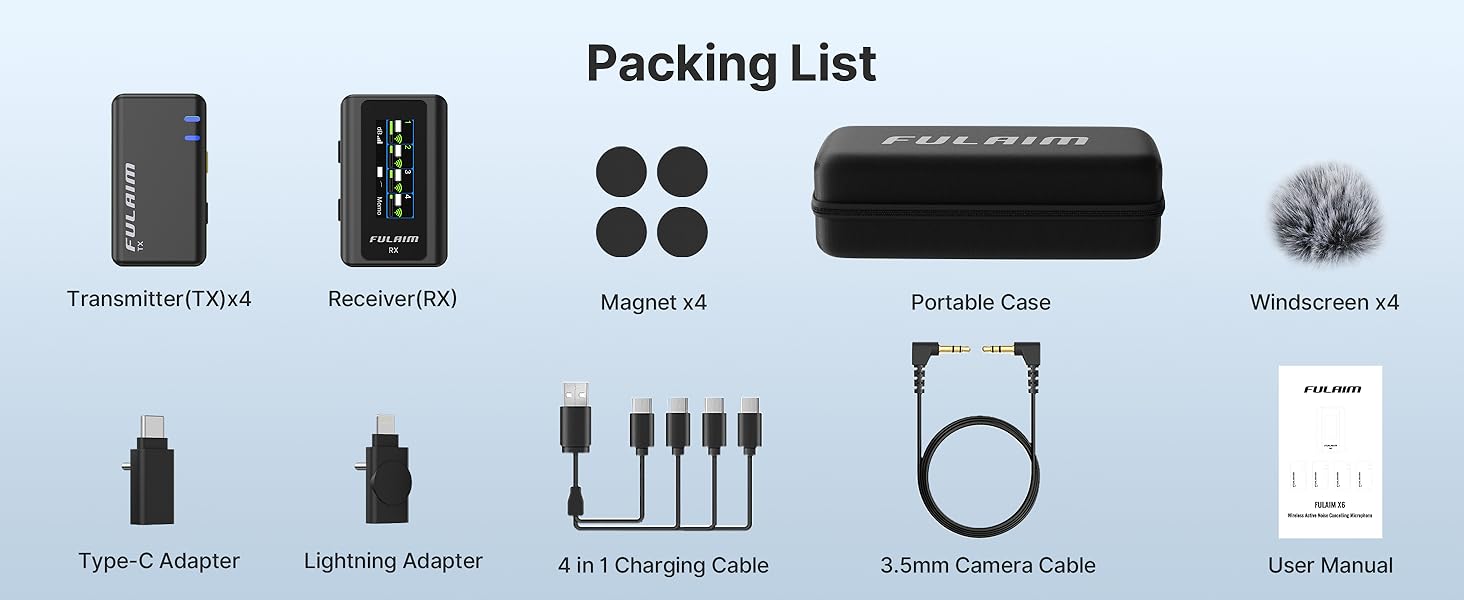 packing list
