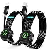 Upgraded 2 Pack for Apple Watch Charger USB C Cable, [MFi Certified] iWatch Charger Cable 3.3FT M...