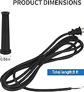 8FT 18AWG Power Tool Replacement Cord