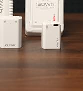 VILTROX 99Wh V Mount Battery, 99Wh 14.8V Mini V-Mount Battery Support 45W PD USB-C Fast Charger, ...