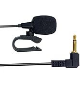 SPTSSWET 3.5mm Car Microphone Portable External Assembly MIC Compatible with JVC Alpine Kenwood S...