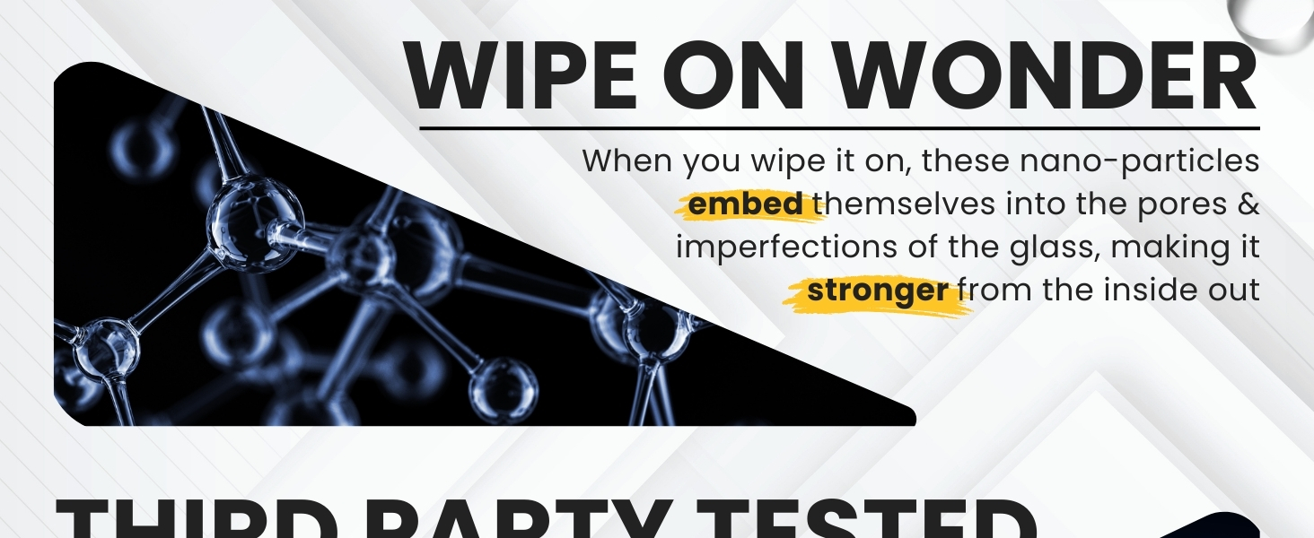 nano-particles embed themselves into pores and imperfections