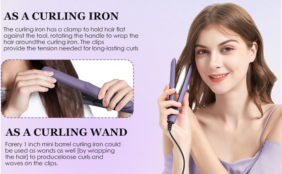 Curling Iron Suitable for all Long and Short Hair