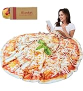 Final Friday Pizza Soft Throw Thin Blanket, Yellow Cozy Blanket Flannel Food Fun 21st Birthday Gi...