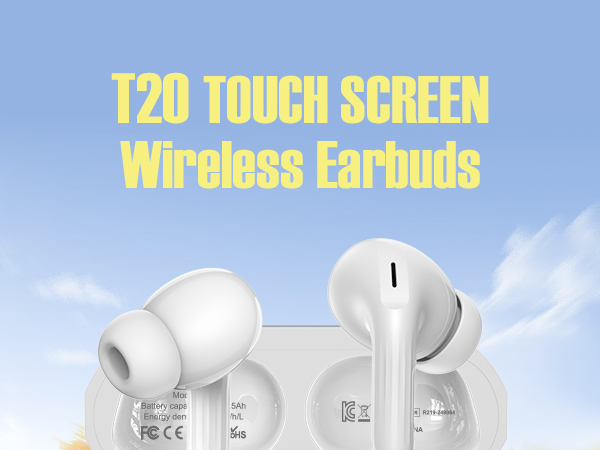 T20 TOUCH SCREEN Wireless Earbuds