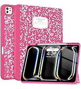 Soke for New iPad Pro 13 Inch Case (M4, 2024 Release), with Pencil Holder Trifold Stand Shockproo...