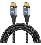 Poyiccot 240W USB C Cable 10ft, PD 3.1 USB C Cable Fast Charging, (48V5A) USB C to USB C Cable, 2...