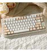 Chilkey ND75 Aluminum Keyboard 75% Percent Wireless Gaming Mechanical Keyboard with LCD Screen, Q...