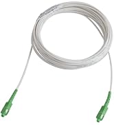 WSOLDMA SC/APC to SC/APC Fiber Optic Cable, Singlemode Optical Patch Cord Simplex Fiber Optic Jum...
