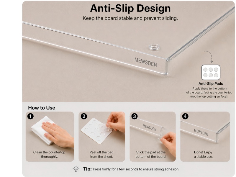 Anti-Slip cutting board