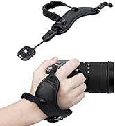 PROfezzion Deluxe DSLR Mirrorless Camera Hand Grip Strap Secure Holder Accessories w/Quick Releas...