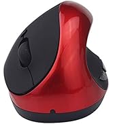 SUNGI Ergonomic Wireless Mouse, 2.4GHz Wireless Vertical Mouse Optical Mice with Adjustable DPI 8...