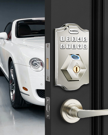fingerprint garage door lock 