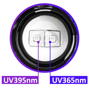 uv flashlight 365 395