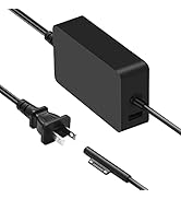 SLRIOYS 65W Surface Pro Charger Compatible with Microsoft Surface Pro 10 9 8 7 7 Plus 6 5 4 3 X S...