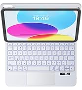 JUQITECH Magic Keyboard Case for iPad 11th Gen (A16, 2025) &amp; 10th Gen (10.9-inch, 2022) with Mult...