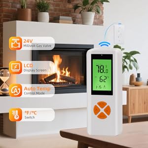 Wireless Fireplace Thermostat