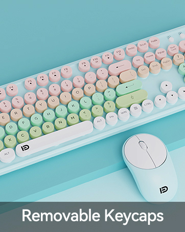 typewriter keyboard and mouse wireless