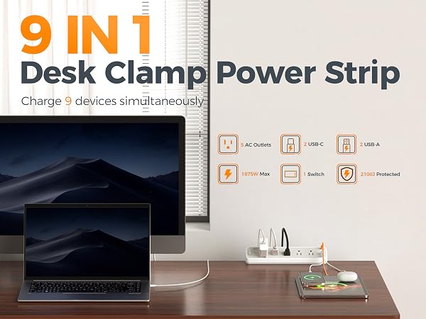 desk power strip