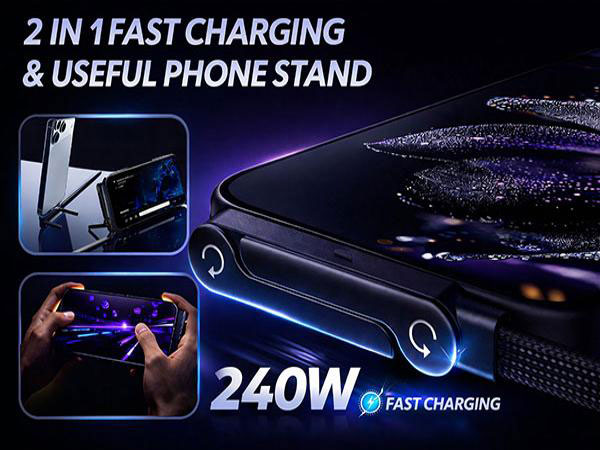 2 IN 1FASTCHARGING&amp; USEFUL PHONESTAND