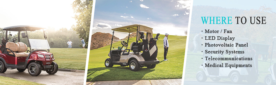 Universal Golf Cart Voltage Reducer DC Converter