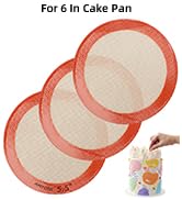 Round Silicone Baking Mats 6 inch