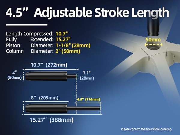 mastery mart office chair gas lift cylinder replacement