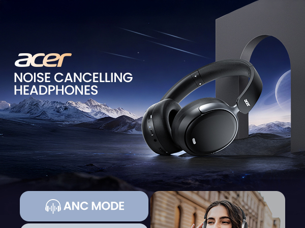 acer HEADPHONES NOISE CANCELLING