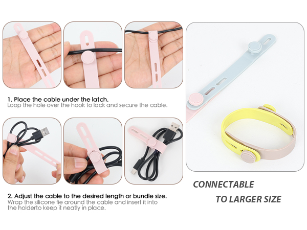 Effortless cable management: Simply insert, lock, and roll. 