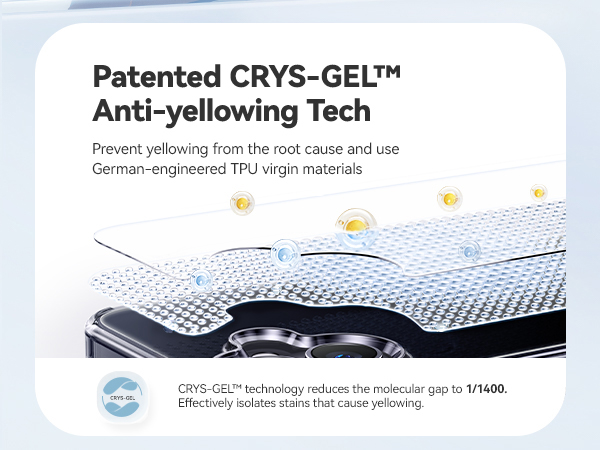 iPhone 17 Case Crystal Clear, Anti-Yellow, 15FT Military-Grade Drop Protection