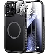 Diverbox for iPhone 15 pro max case - [Compatible with MagSafe] [with Screen Protector ] [Shockpr...