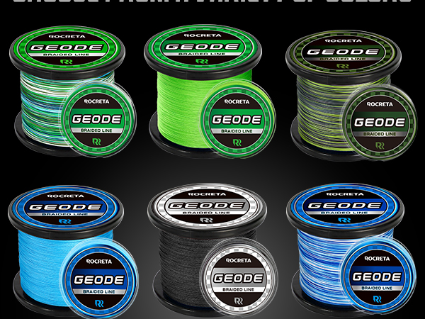 bradied fishing line
