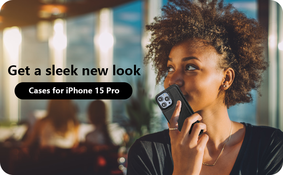 Onetop iPhone 15 Pro wallet case