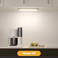 gold under counter lights