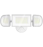 iMaihom 140W Flood Lights Outdoor, 14000LM Ultra Bright LED Flood Light Outdoor, 3 Adjustable Hea...