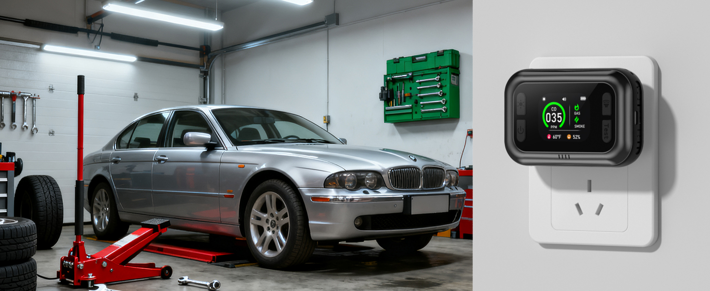 smoke alarm and carbon monoxide detector